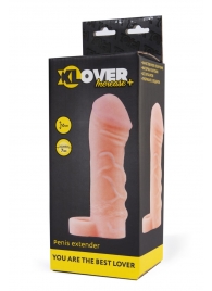 Фаллическая удлиняющая насадка с кольцом для фиксации - 16 см. - ToyFa - в Камышине купить с доставкой