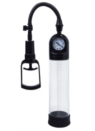 Чёрная вакуумная помпа A-toys с манометром и прозрачной колбой - A-toys - в Камышине купить с доставкой