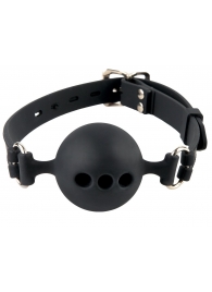 Силиконовый кляп-шар с отверстиями для дыхания Silicone Breathable Ball Gag Small - Pipedream - купить с доставкой в Камышине