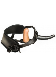 Женский страпон с вагинальной пробкой Woman Strap - 12 см. - LOVETOY (А-Полимер) - купить с доставкой в Камышине