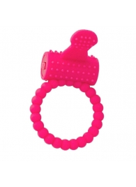 Розовое силиконовое виброкольцо A-toys - A-toys - в Камышине купить с доставкой