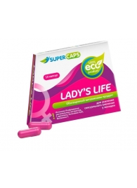 Возбуждающие капсулы Ladys Life - 14 капсул (0,35 гр.) - SuperCaps - купить с доставкой в Камышине