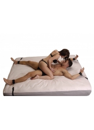 Бондаж для фиксации на кровати Frisky Bedroom Restraint Kit - XR Brands - купить с доставкой в Камышине