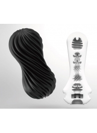 Мастурбатор FLEX Rocky Black с плотным рельефом - Tenga - в Камышине купить с доставкой