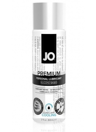 Охлаждающий лубрикант на силиконовой основе JO Personal Premium Lubricant Cooling - 60 мл. - System JO - купить с доставкой в Камышине