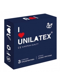 Ультрапрочные презервативы Unilatex Extra Strong - 3 шт. - Unilatex - купить с доставкой в Камышине