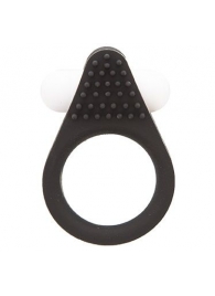 Чёрное эрекционное кольцо LIT-UP SILICONE STIMU RING 1 BLACK - Dream Toys - в Камышине купить с доставкой