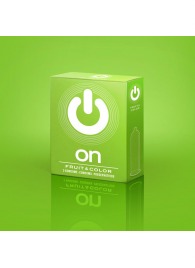 Цветные ароматизированные презервативы ON) Fruit   Color - 3 шт. - ON) - купить с доставкой в Камышине