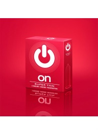 Супертонкие презервативы ON) Super Thin - 3 шт. - ON) - купить с доставкой в Камышине