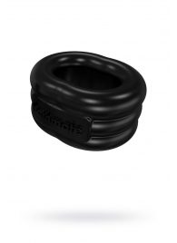 Чёрное эрекционное виброкольцо Stretch - Bathmate - в Камышине купить с доставкой