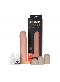 Насадка-удлинитель Extension sleeve с подхватом мошонки - 19 см. - Sitabella - в Камышине купить с доставкой