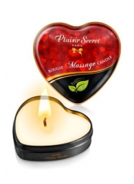 Массажная свеча с нейтральным ароматом Bougie Massage Candle - 35 мл. - Plaisir Secret - купить с доставкой в Камышине