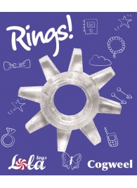 Прозрачное эрекционное кольцо Rings Cogweel - Lola Games - в Камышине купить с доставкой