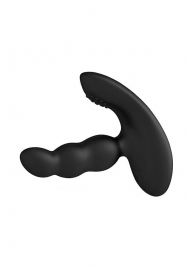 Черный силиконовый стимулятор простаты Levett Nitoc с пультом ДУ - Levett - в Камышине купить с доставкой