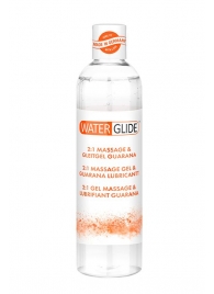 Гель-смазка 2-в-1 MASSAGE   LUBRICANT GUARANA - 300 мл. - Waterglide - купить с доставкой в Камышине