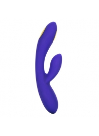 Фиолетовый вибратор с функцией электростимуляции Intimate E-Stimulator Dual Wand - 21,5 см. - California Exotic Novelties - купить с доставкой в Камышине