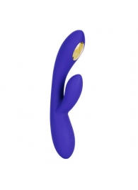 Фиолетовый вибратор с функцией электростимуляции Intimate E-Stimulator Dual Wand - 21,5 см. - California Exotic Novelties - купить с доставкой в Камышине