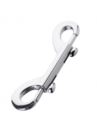Серебристый двухсторонний карабин TOYFA Metal - ToyFa - купить с доставкой в Камышине
