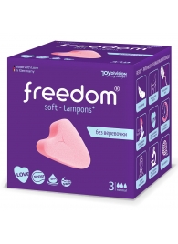 Женские гигиенические тампоны без веревочки FREEDOM normal - 3 шт. - Freedom - купить с доставкой в Камышине