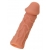 Телесная реалистичная насадка KOKOS Extreme Sleeve 05 с дополнительной стимуляцией - 12,7 см. - KOKOS - в Камышине купить с доставкой