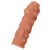 Телесная реалистичная насадка KOKOS Extreme Sleeve 11 с дополнительной стимуляцией - 12,7 см. - KOKOS - в Камышине купить с доставкой