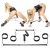 Комплект наручников и наножников с распорками Spread  em Bar and Cuff Set - Pipedream - купить с доставкой в Камышине