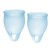 Набор голубых менструальных чаш Feel confident Menstrual Cup - Satisfyer - купить с доставкой в Камышине