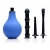 Анальный душ с 3 насадками Premium One-way Valve Anal Douche Set - XR Brands - купить с доставкой в Камышине