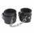 Черные оковы на ноги Obey Me Leather Ankle Cuffs - Chisa - купить с доставкой в Камышине
