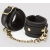 Черные наручники Bound to You Faux Leather Wrist Cuffs - Fifty Shades of Grey - купить с доставкой в Камышине