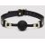 Черный кляп-шар Bound to You Faux Leather Ball Gag - Fifty Shades of Grey - купить с доставкой в Камышине
