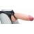 Телесный реалистичный фаллоимитатор на черных трусиках Real Big Strap-On - 34,5 см. - LOVETOY (А-Полимер) - купить с доставкой в Камышине