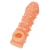 Телесная закрытая насадка с пупырышками Cock Sleeve Size L - 17,6 см. - KOKOS - в Камышине купить с доставкой