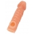 Телесная закрытая насадка с шершавой головкой Cock Sleeve Size M - 15,6 см. - KOKOS - в Камышине купить с доставкой
