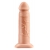 Телесный реалистичный фаллоимитатор с полостью Silicone Hollow Extension - 20 см. - Pipedream - купить с доставкой в Камышине