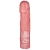 Розовая фаллическая насадка Vac-U-Lock 8  Crystal Jellies Dong - 20,3 см. - Doc Johnson - купить с доставкой в Камышине