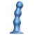 Голубая насадка Strap-On-Me Dildo Plug Balls size S - Strap-on-me - купить с доставкой в Камышине