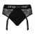 Черные трусики для насадок Diva Lingerie Harness - size L - Strap-on-me - купить с доставкой в Камышине