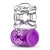 Фиолетовое эрекционное виброкольцо Pleaser Rechargeable C-Ring - Blush Novelties - в Камышине купить с доставкой