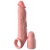 Телесная насадка-удлинитель 2 Inch Silicone X-tension with Strap - 20,3 см. - Pipedream - в Камышине купить с доставкой