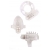Набор из 3 прозрачных эрекционных колец с вибрацией Teasers Ring Kit - Chisa - в Камышине купить с доставкой