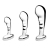 Набор из 3 стальных стимуляторов простаты Stainless Steel P-spot Training Set - b-Vibe - в Камышине купить с доставкой
