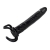 Чёрная насадка-фаллос для двойного проникновения INFLATABLE DILDO SLIM DONG  - 13,5 см. - Toyz4lovers - в Камышине купить с доставкой