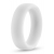 Белое люминесцентное эрекционное кольцо Silicone Glo Cock Ring - Blush Novelties - в Камышине купить с доставкой