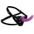 Лиловый поясной страпон Navigator Silicone G-Spot Dildo with Harness - 17,8 см. - XR Brands - купить с доставкой в Камышине