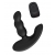 Черный силиконовый стимулятор простаты Levett Nitoc с пультом ДУ - Levett - в Камышине купить с доставкой