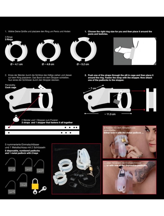 Набор для мужского пояса верности Cock Cage Set - Orion - купить с доставкой в Камышине