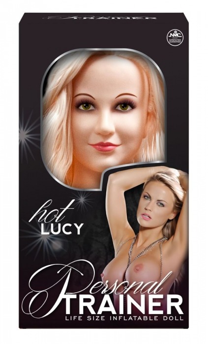 Надувная кукла с вибрацией и 2 любовными отверстиями Hot Lucy Lifesize Love Doll - NMC - в Камышине купить с доставкой