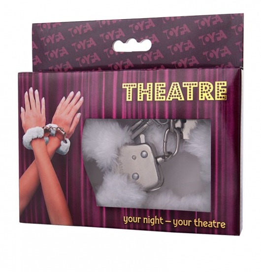 Наручники с белой меховой опушкой - ToyFa - купить с доставкой в Камышине