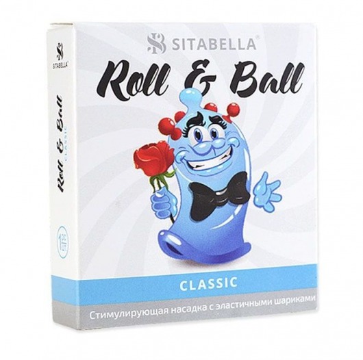 стимулирующий презерватив-насадка Roll   Ball Classic - Sitabella - купить с доставкой в Камышине